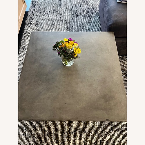 Used CB2 Element Dark Gray Concrete Coffee Table for sale on AptDeco