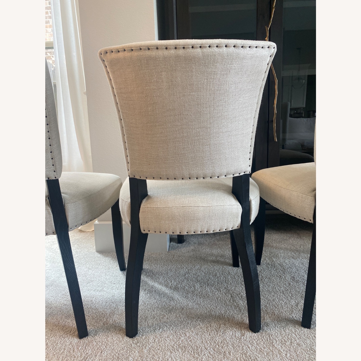 Arhaus Fallyn Natural Fabric Dining Chairs - image-5