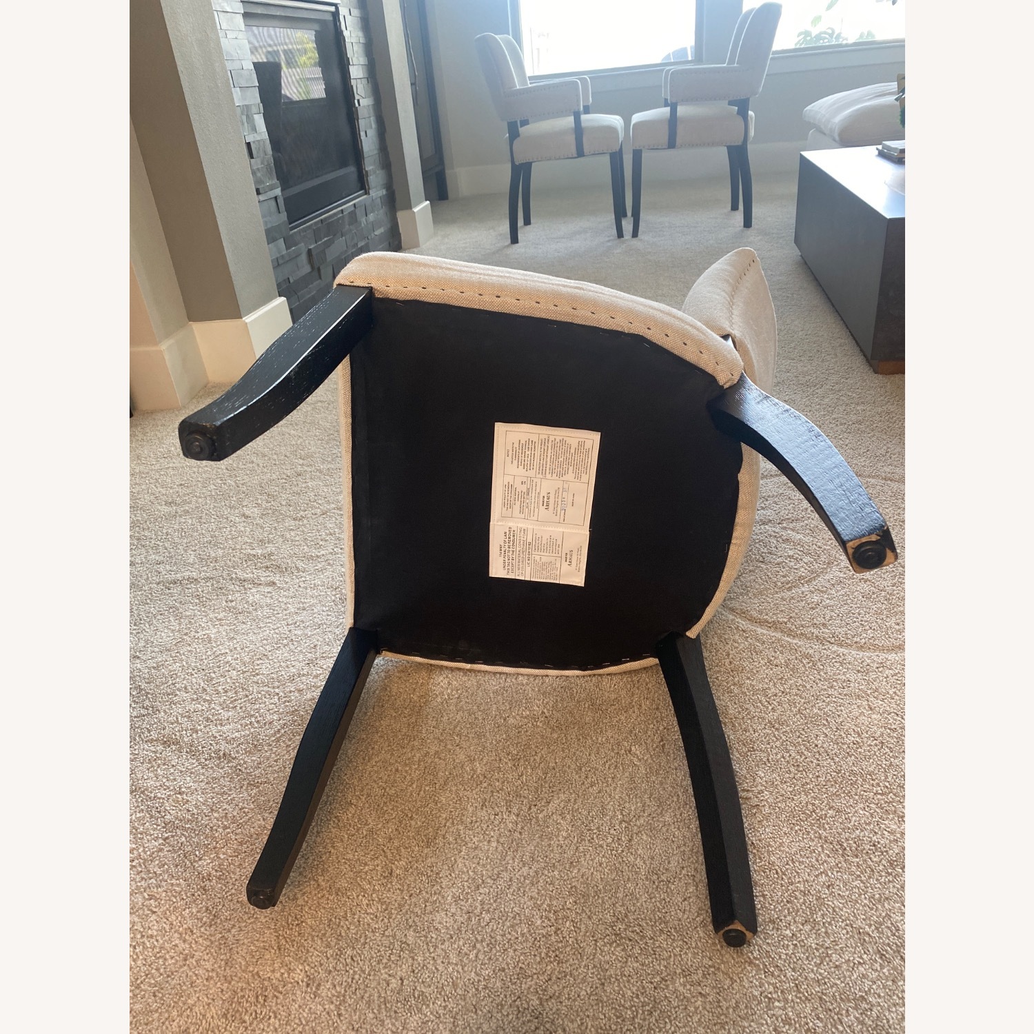 Arhaus Fallyn Natural Fabric Dining Chairs - image-10