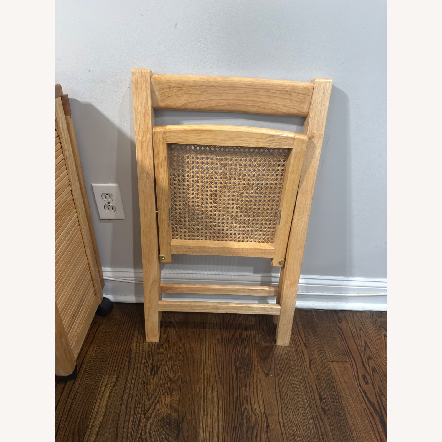 Vintage Solid Wood Drop-Leaf Dining Set - image-6