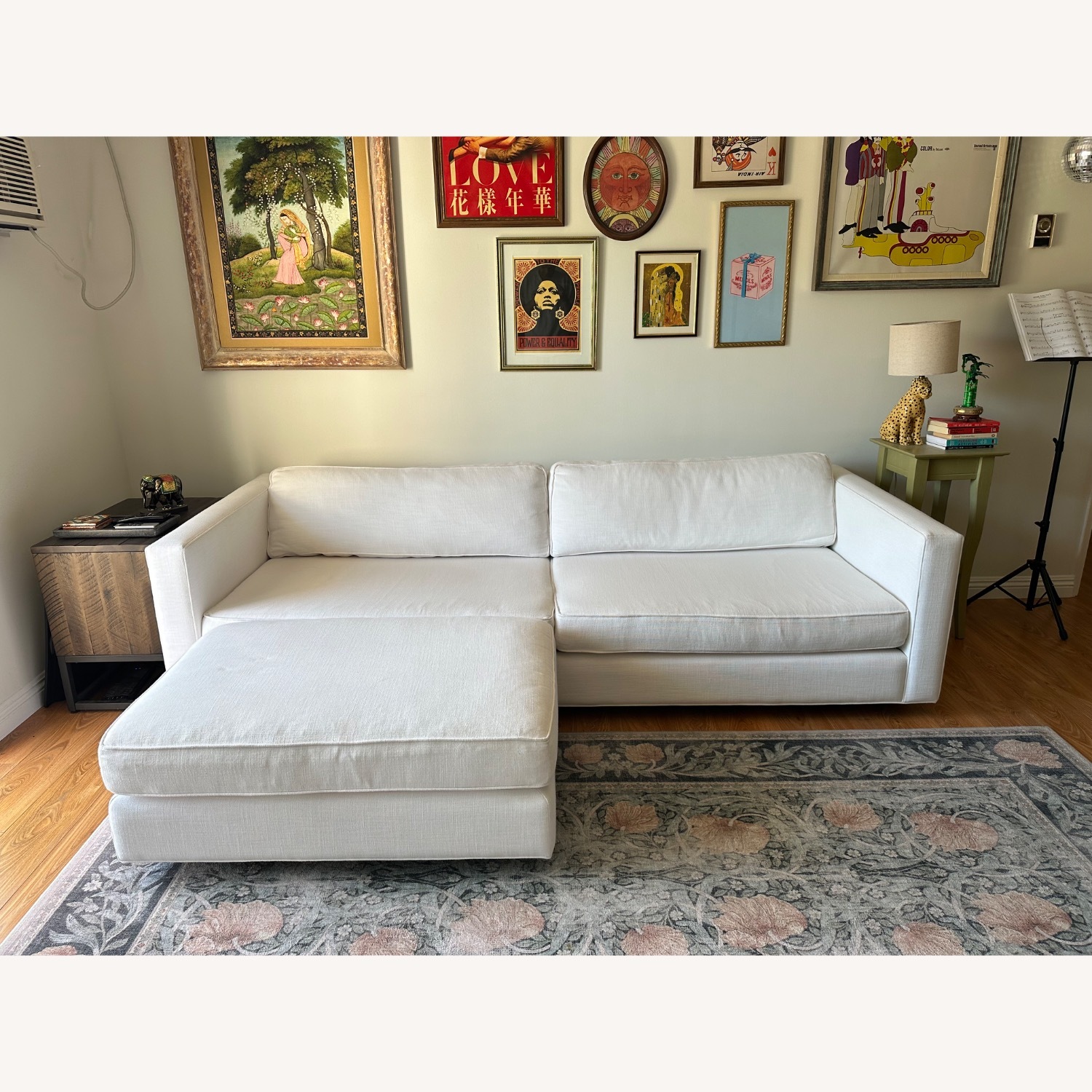 Restoration Hardware Maddox Slim-Arm 2-Cushion Sofa - image-1