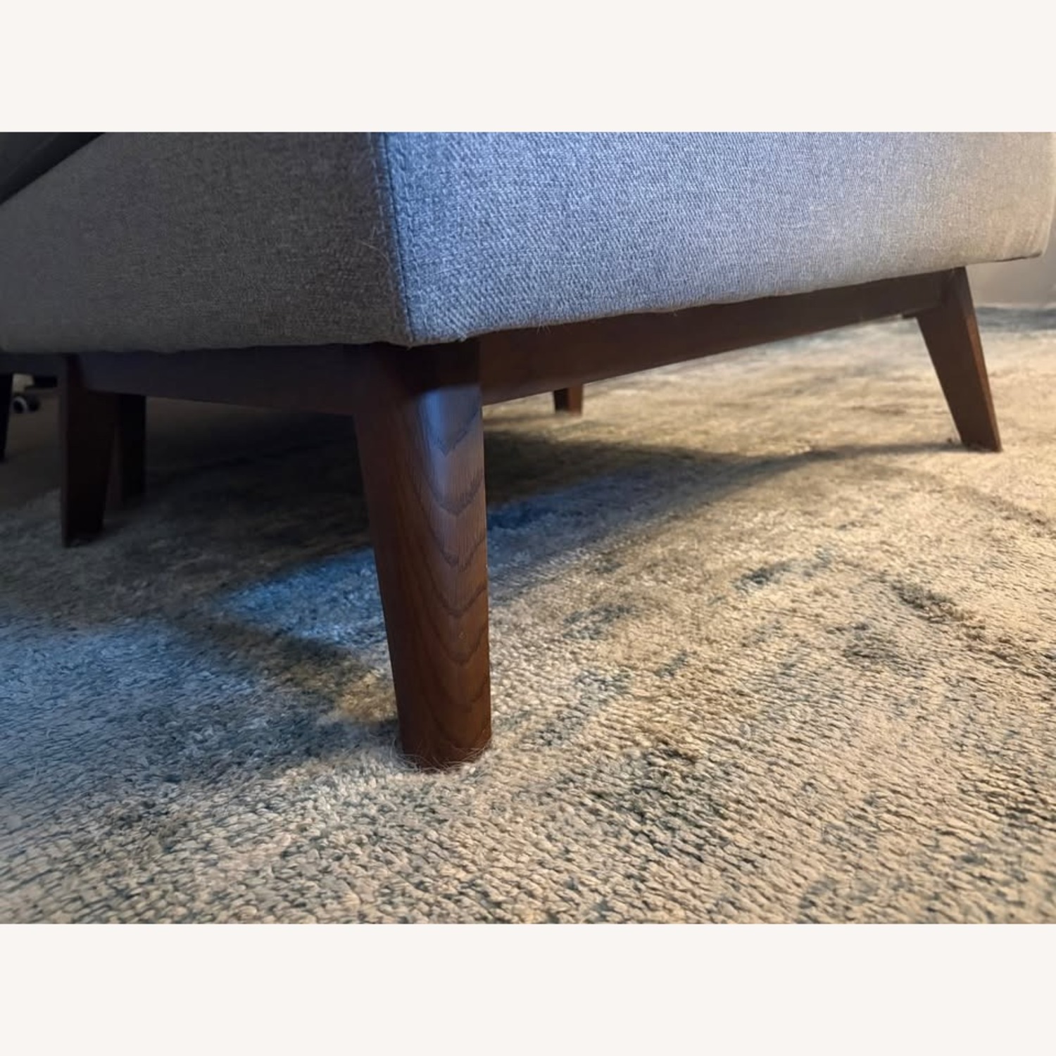 AllModern Giana Light Gray Chaise Lounge - image-4