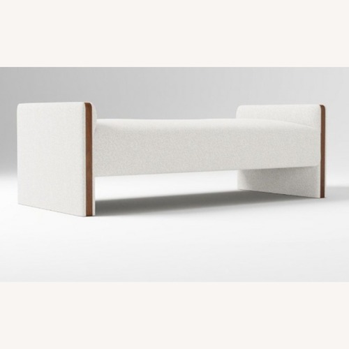 Used West Elm Schaefer White Boucle Daybed for sale on AptDeco