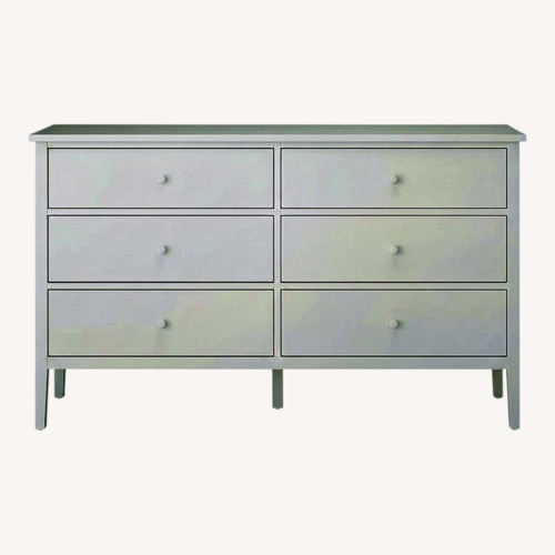 Used Gullaberg White 6 Drawer Ikea Gullaberg Dresser for sale on AptDeco