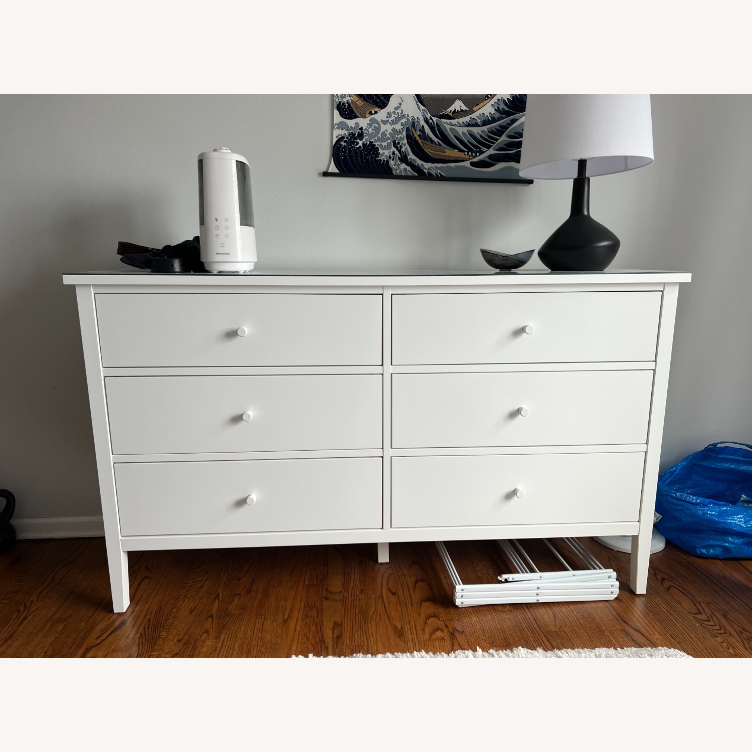 Gullaberg White 6 Drawer Ikea Gullaberg Dresser - image-3