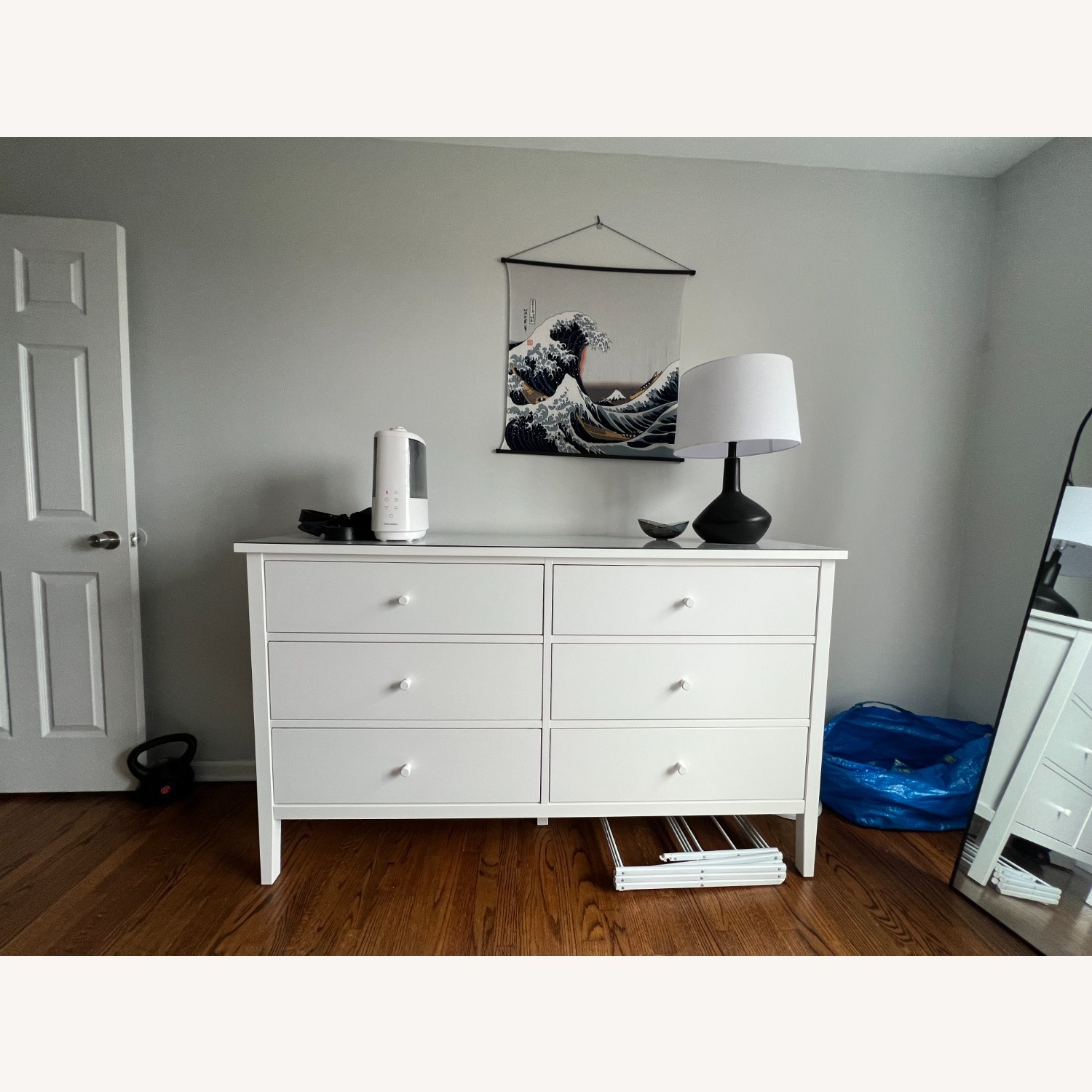 Gullaberg White 6 Drawer Ikea Gullaberg Dresser - image-2