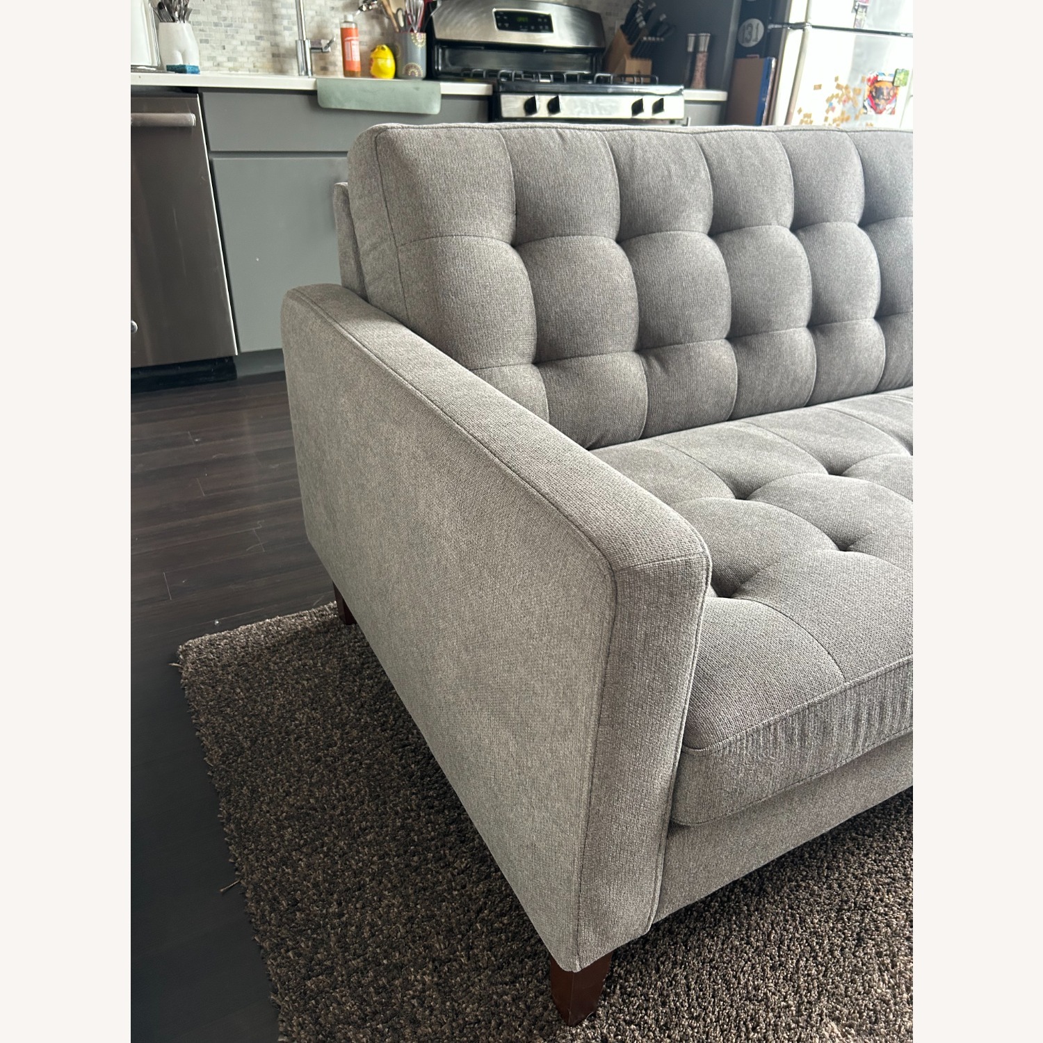 Scandinavian Designs Laura Dark Gray 3+ Seater Sofa - image-2