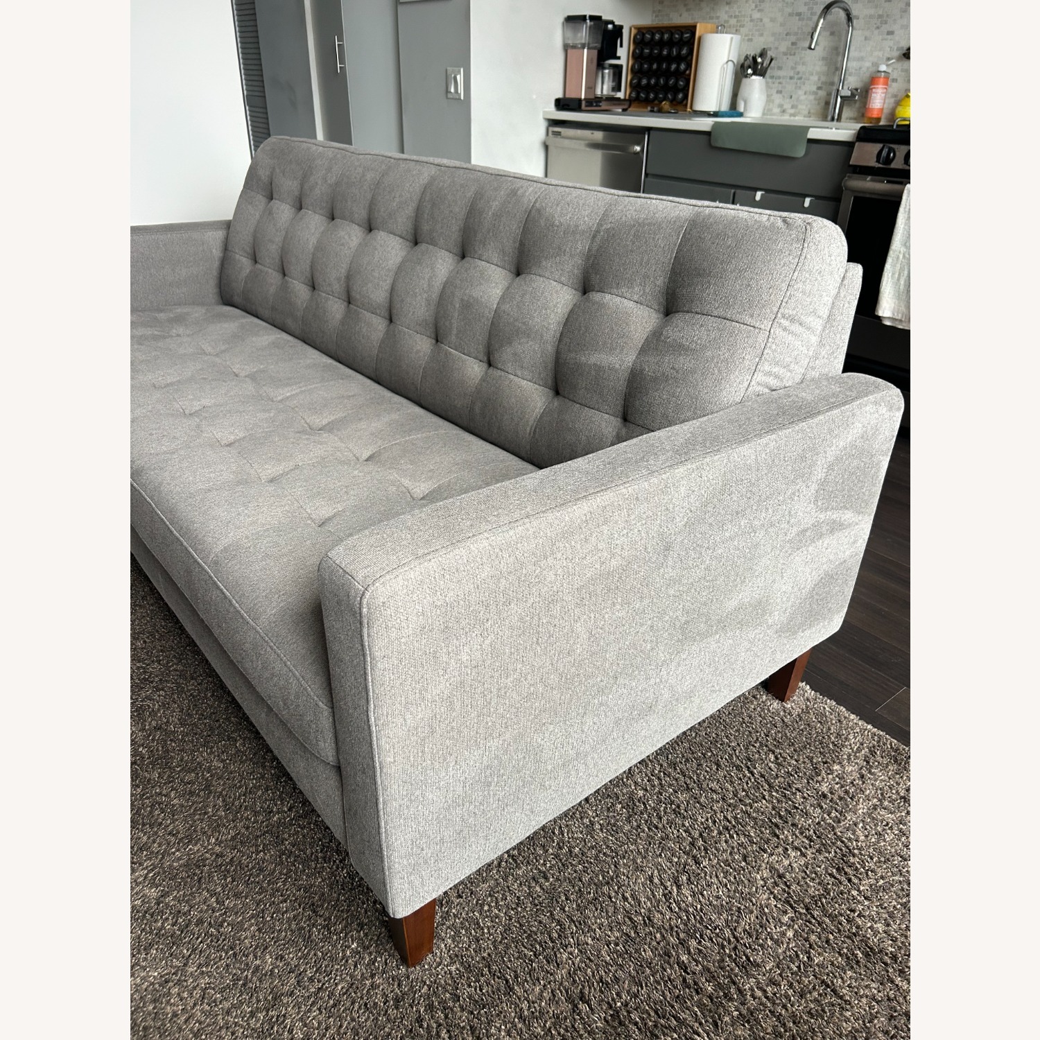 Scandinavian Designs Laura Dark Gray 3+ Seater Sofa - image-3