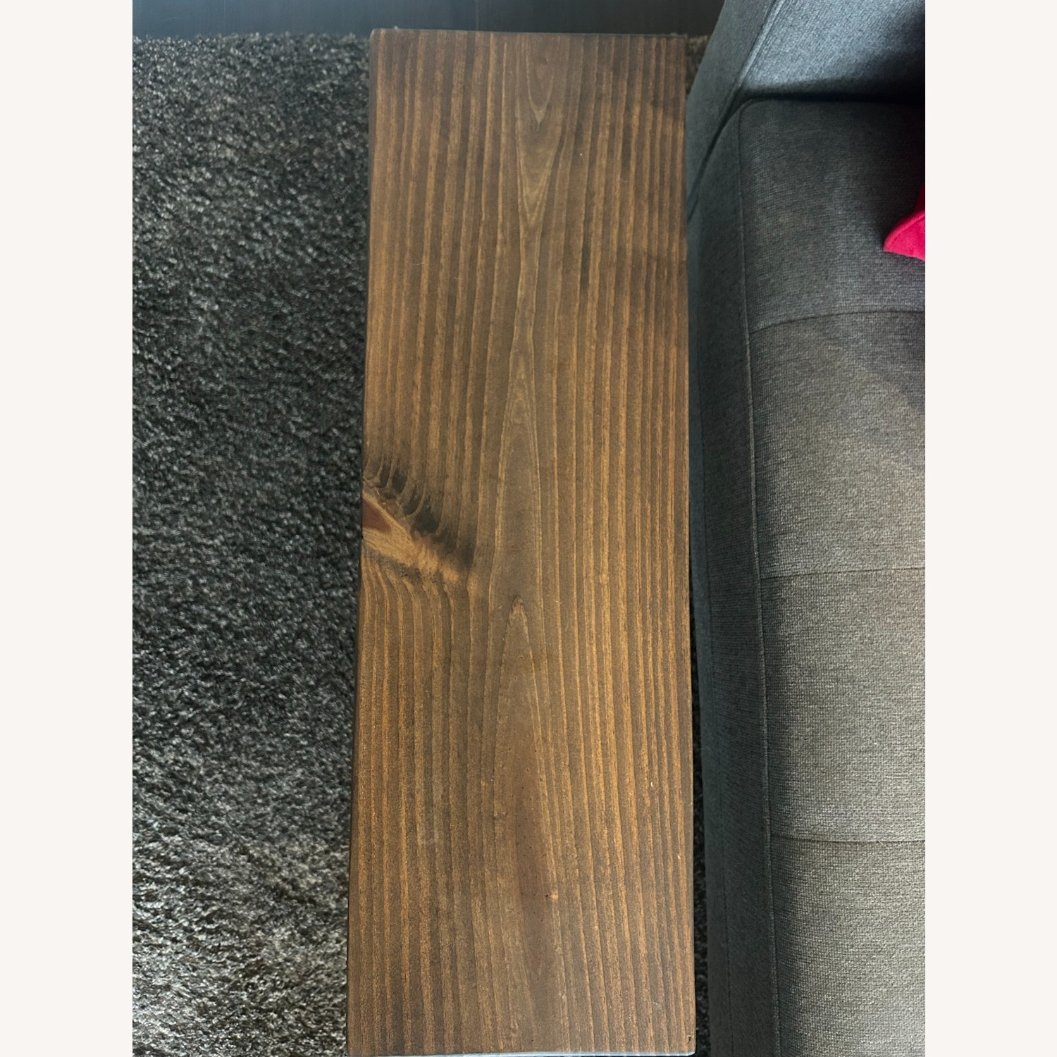 Etsy Dark Brown Wood Coffee Table - image-2