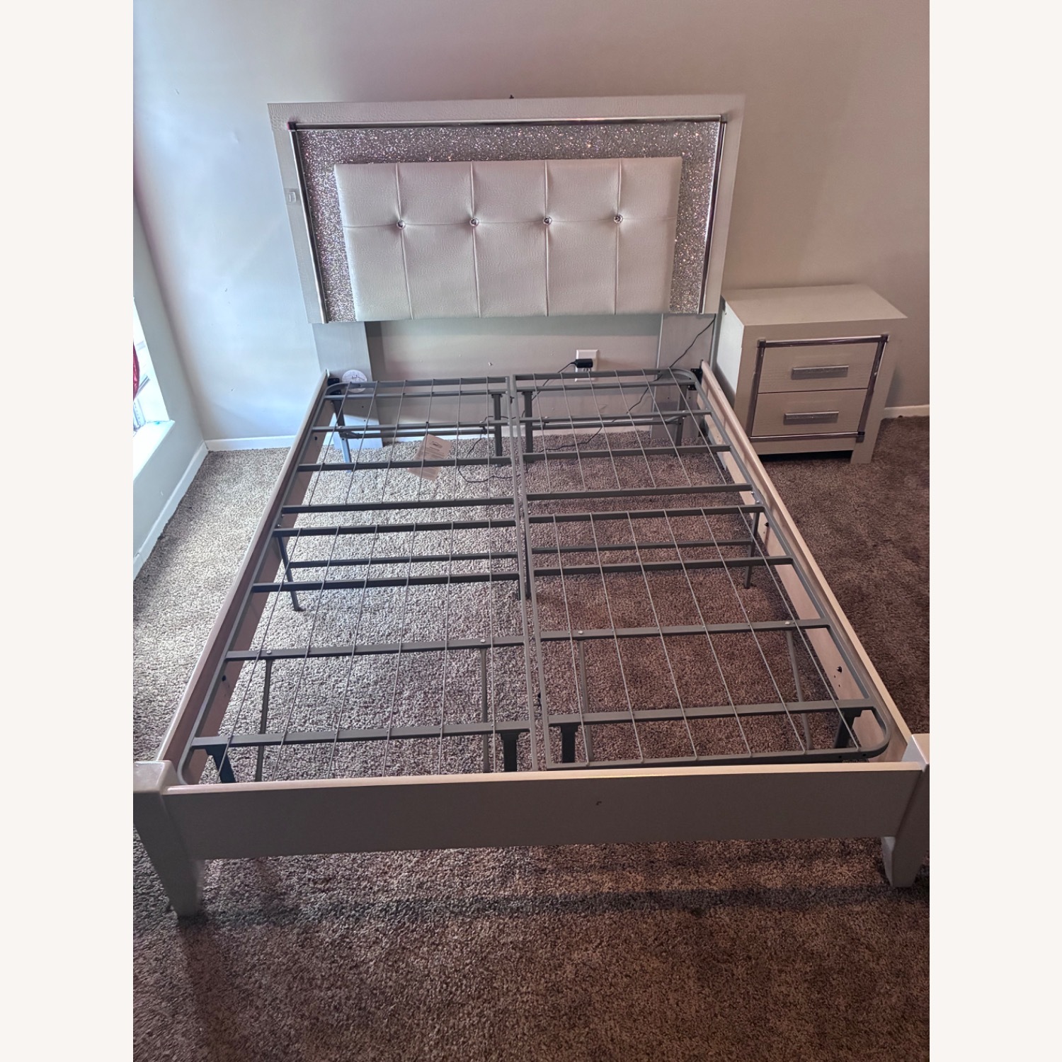 Ashley Furniture Light Gray Wood Dresser - image-1