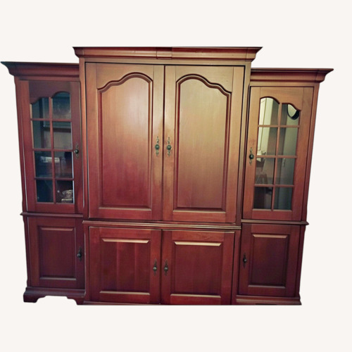 Used Cherrywood Entertainment Center for sale on AptDeco