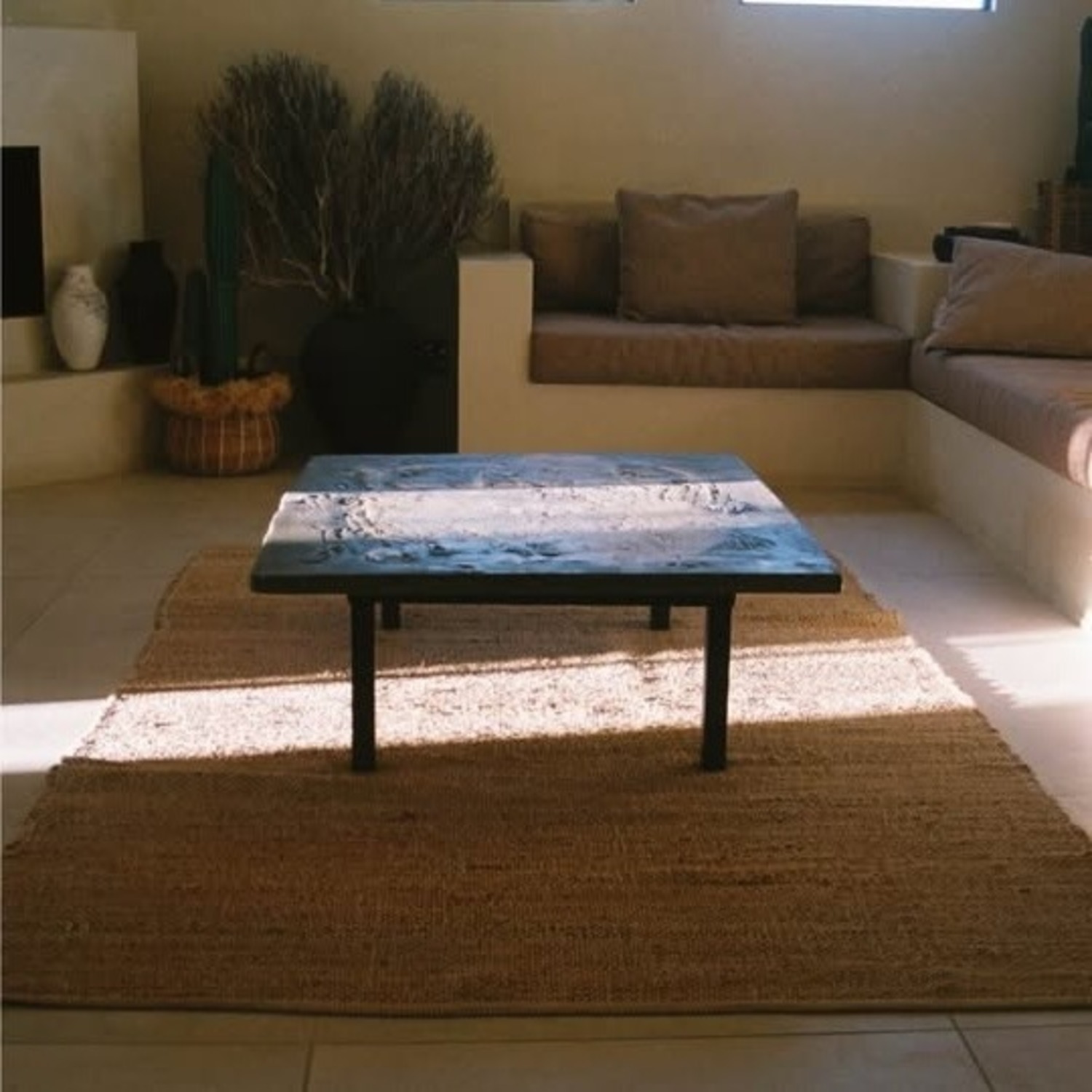 Solid Concrete Coffee Table - image-8