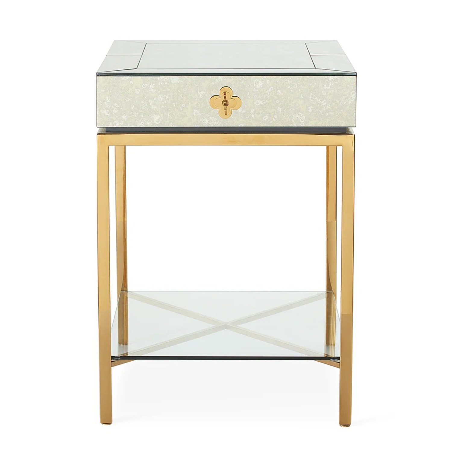 Jonathan Adler Delphine Mirrored Glass Side Tables - image-4