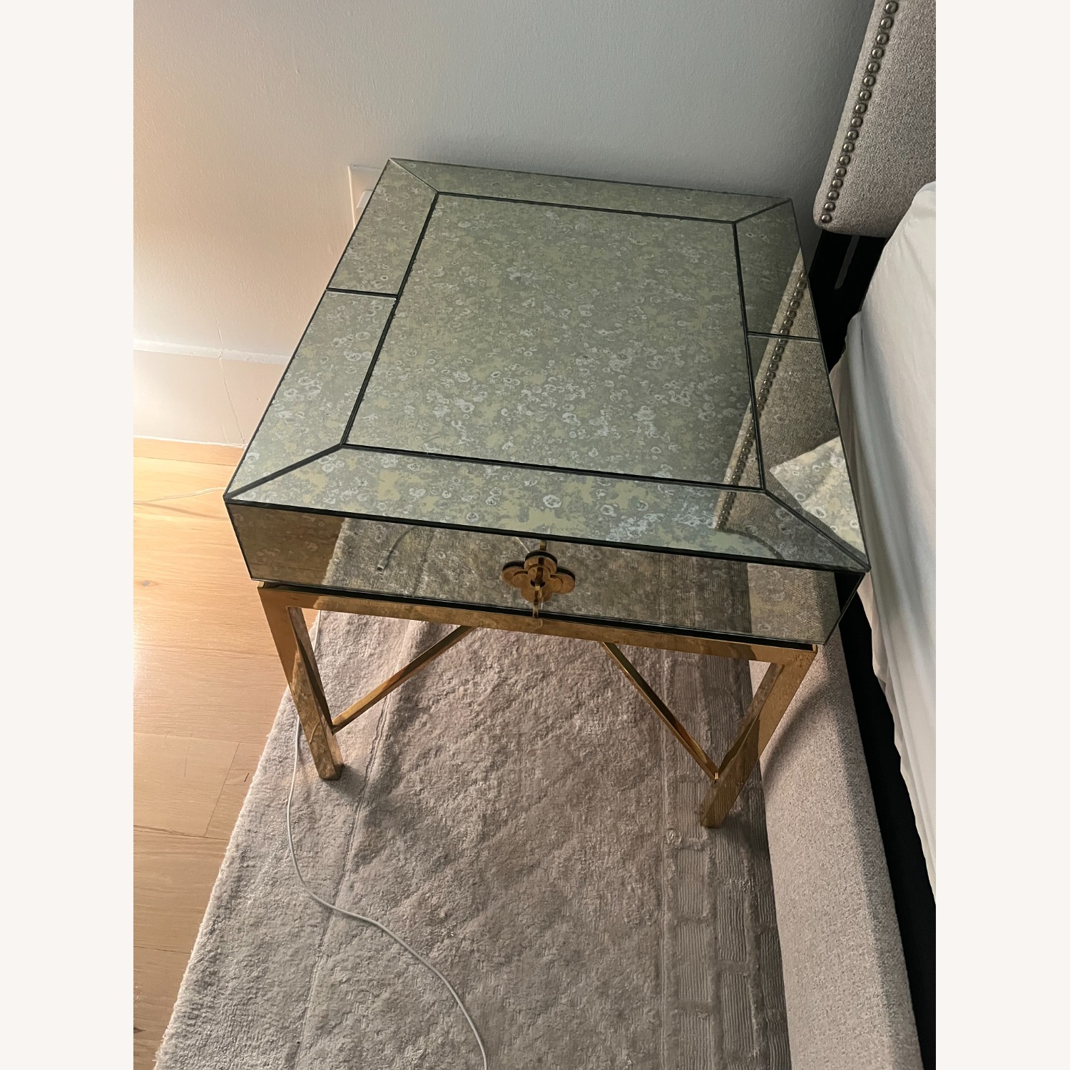 Jonathan Adler Delphine Mirrored Glass Side Tables - image-1