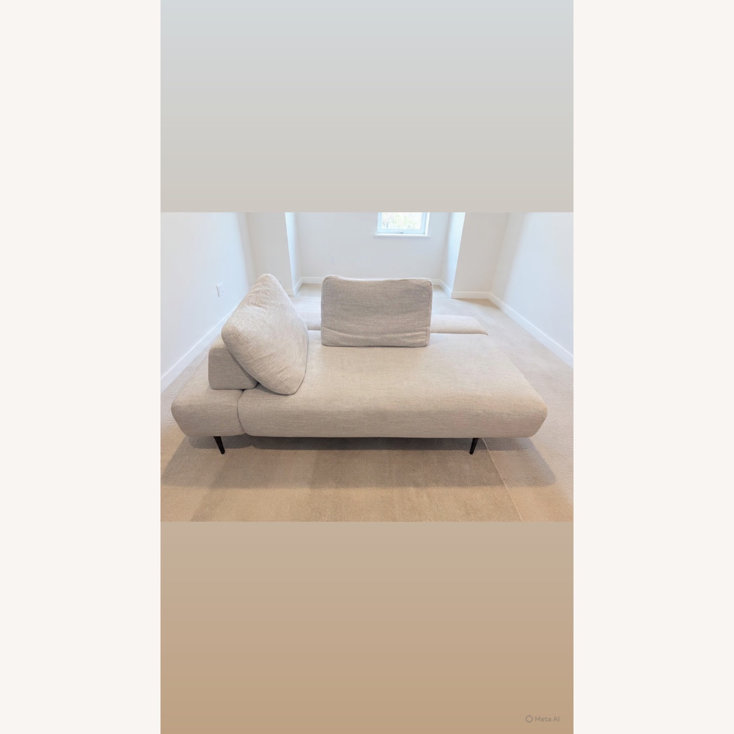 Divan 76" Left Chaise Lounge - Quartz White - image-1