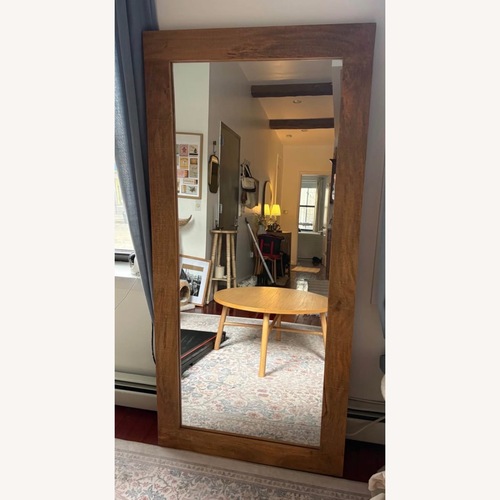 Used Urban Outfitters Ashton Mango Wood Floor Mirror for sale on AptDeco
