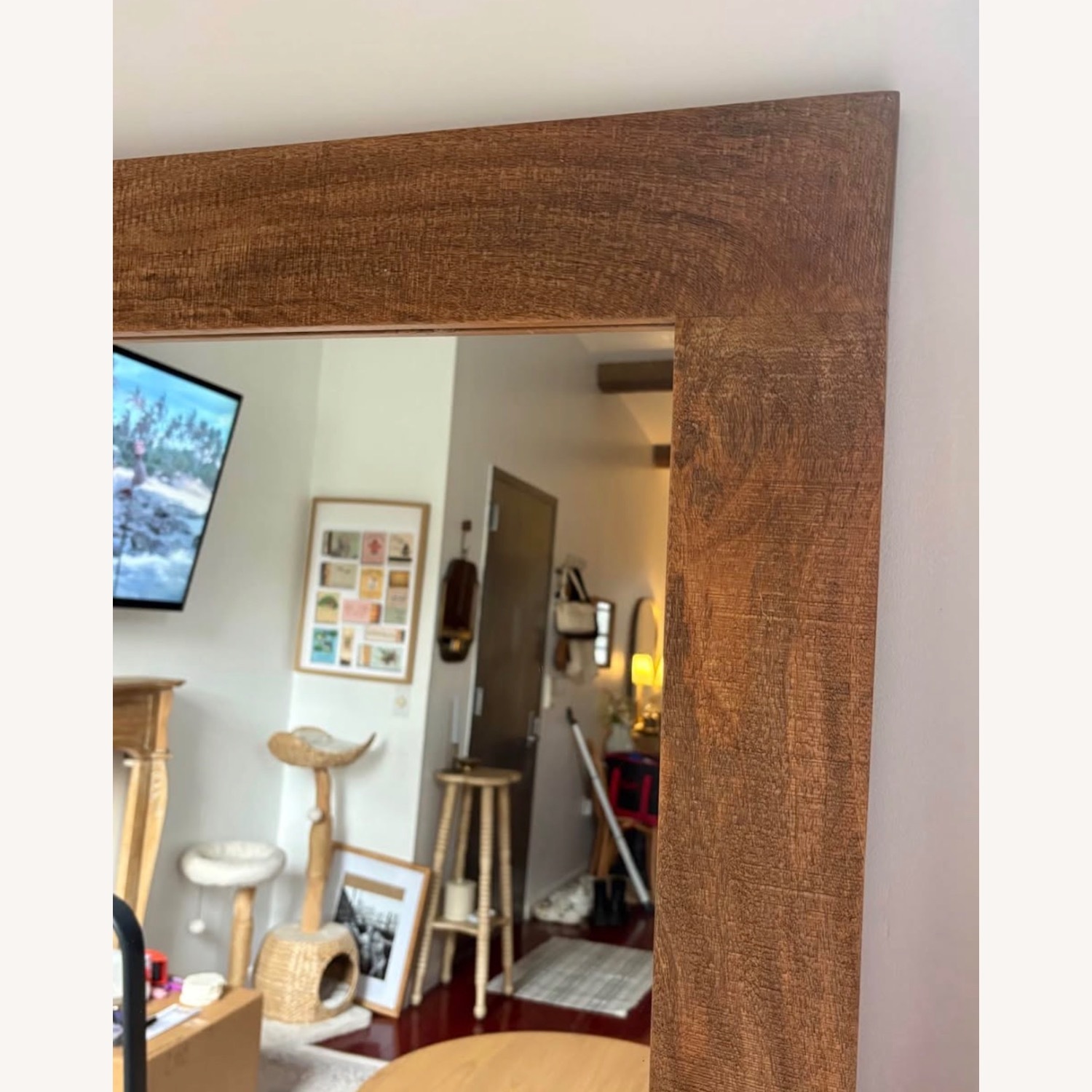 Urban Outfitters Ashton Mango Wood Floor Mirror - image-2