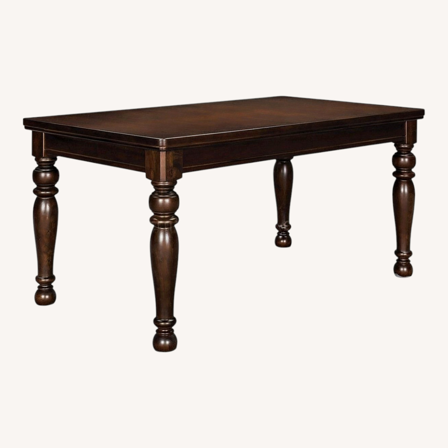 Ashley Furniture Porter Dark Brown Wood Dining Set - image-0