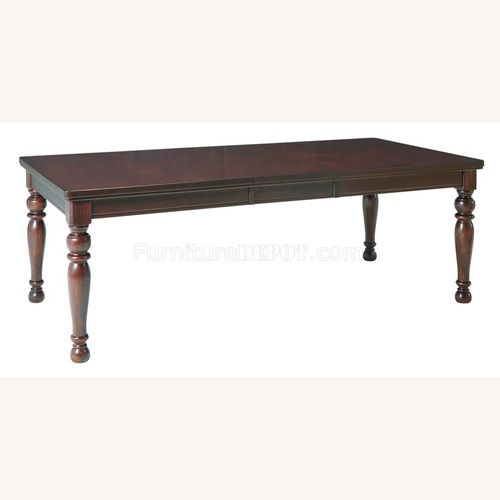 Used Ashley Furniture Porter Dark Brown Wood Dining Set for sale on AptDeco