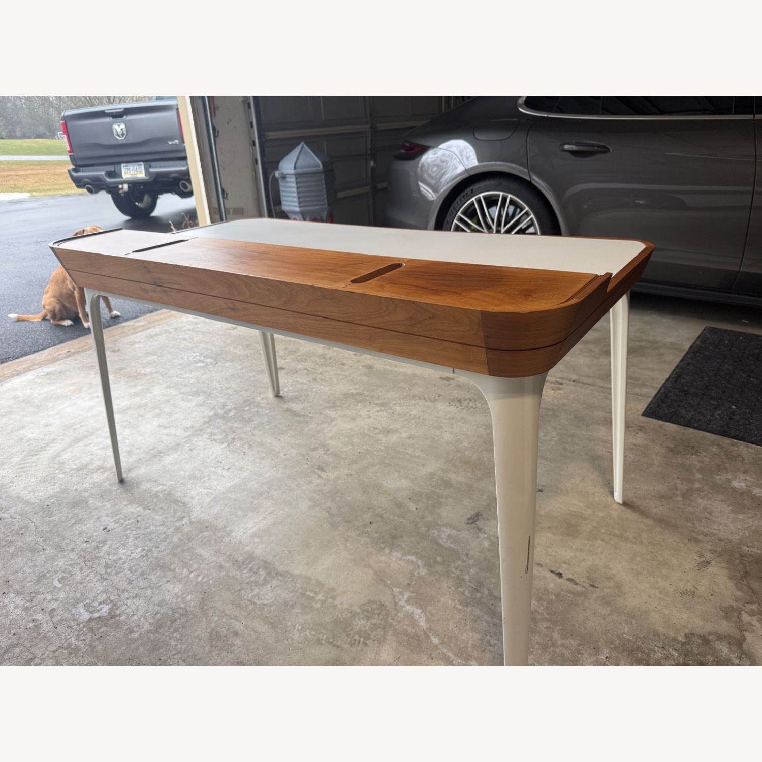 Herman Miller Airia White Wood Desk - image-4