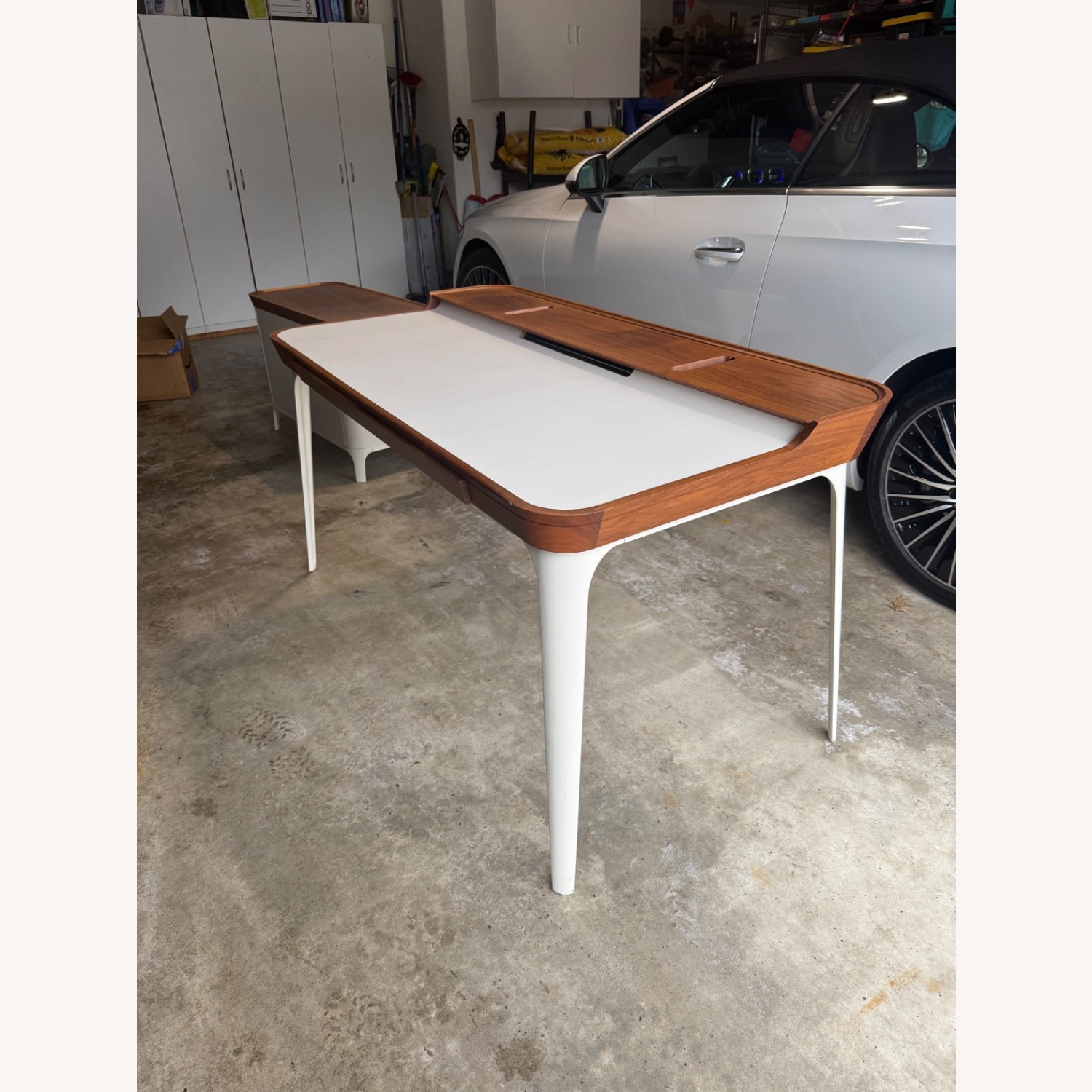 Herman Miller Airia White Wood Desk - image-1