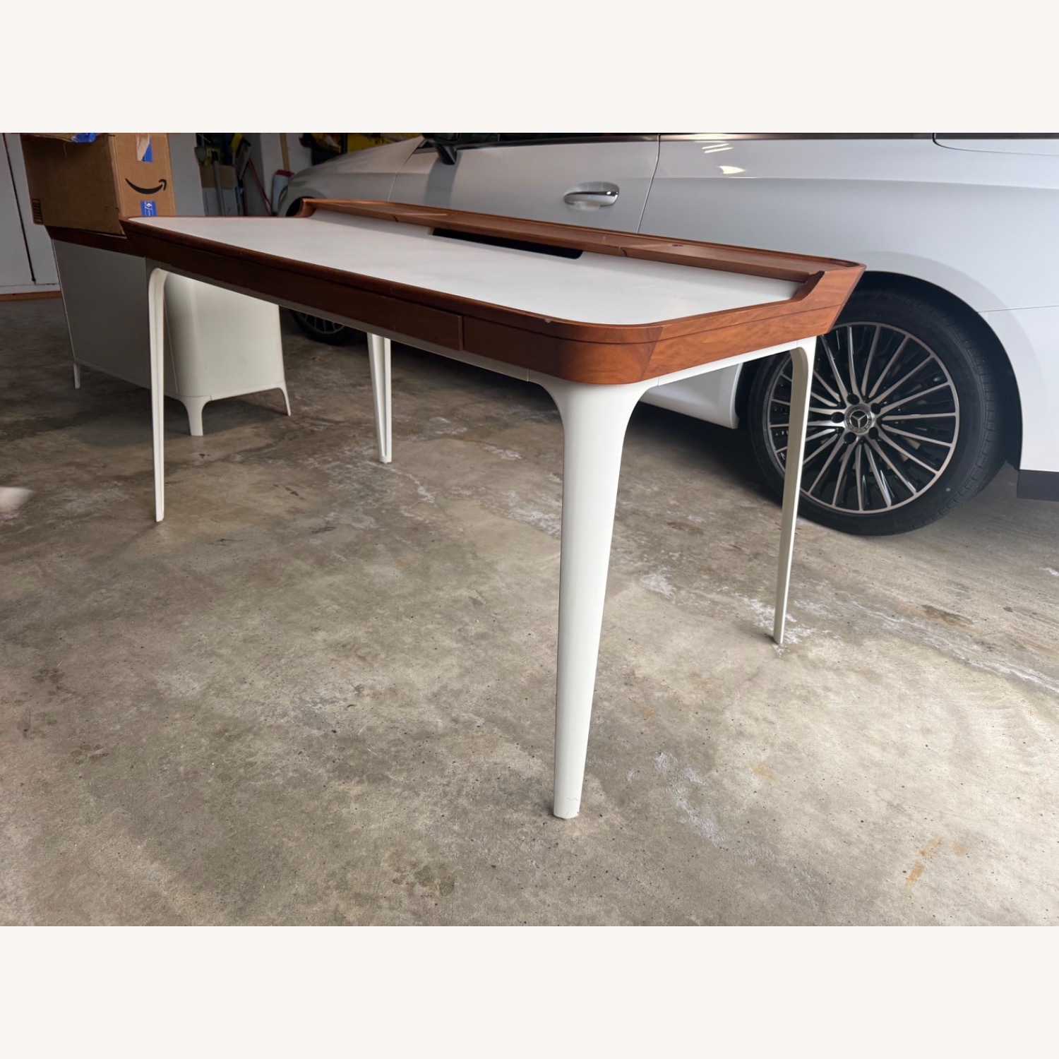 Herman Miller Airia White Wood Desk - image-2