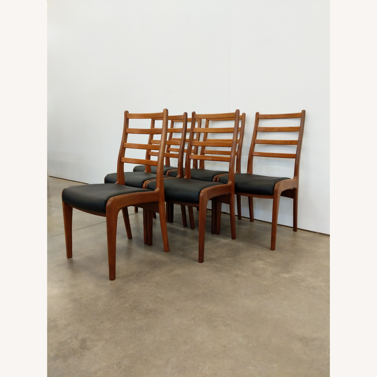 6 Vintage Mid Century Modern G Plan Dining Chairs - image-5