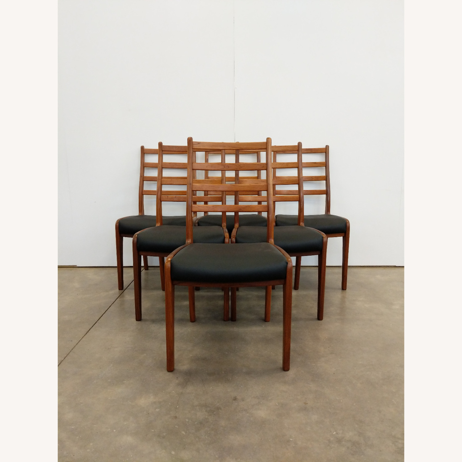 6 Vintage Mid Century Modern G Plan Dining Chairs - image-4