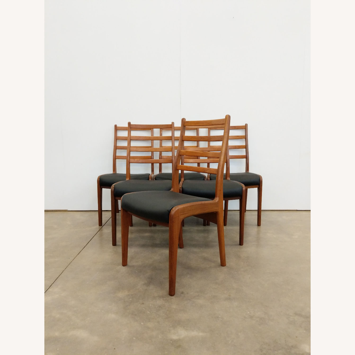 6 Vintage Mid Century Modern G Plan Dining Chairs - image-1