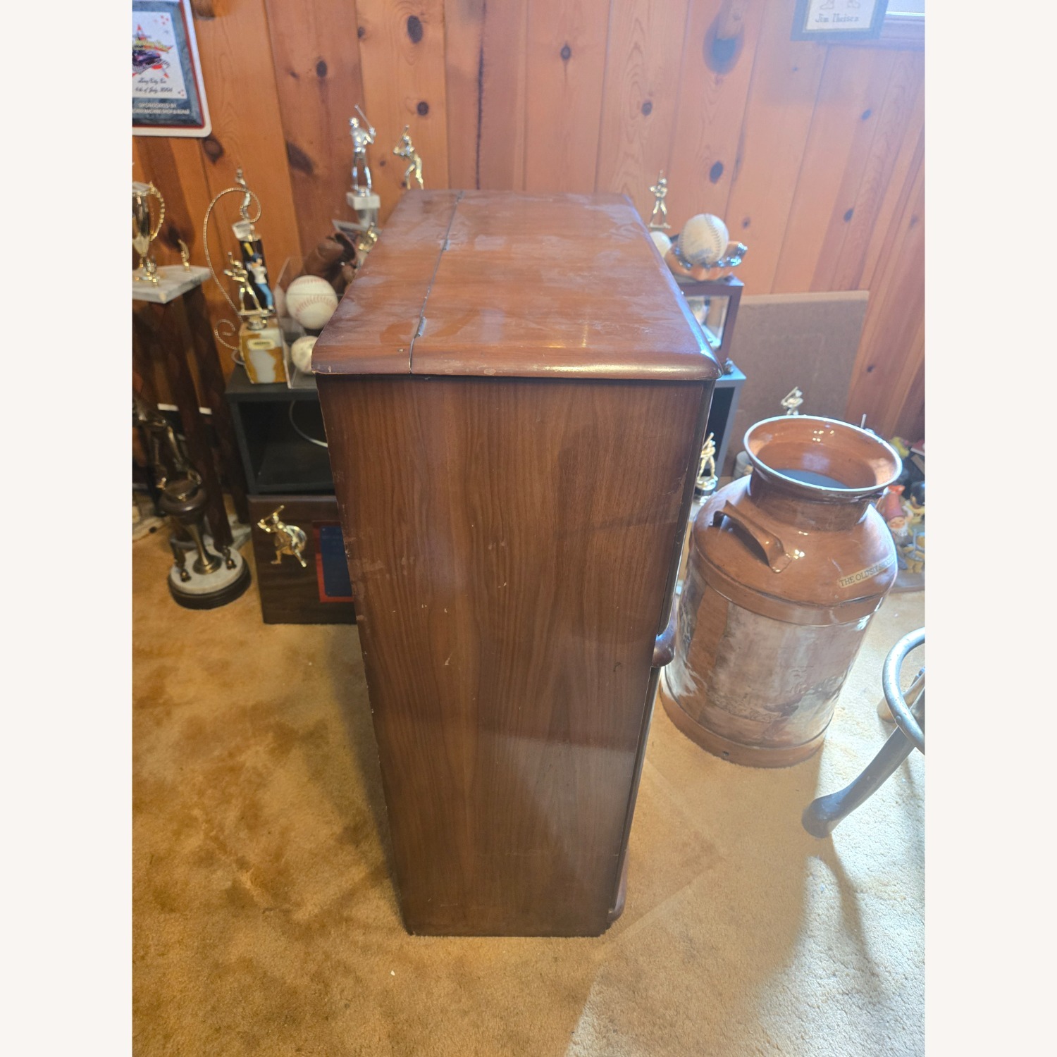 Natural Wood Bar Cart - image-3