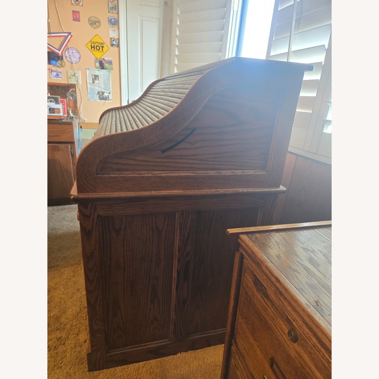 Vintage/Antique Natural Desk - image-3