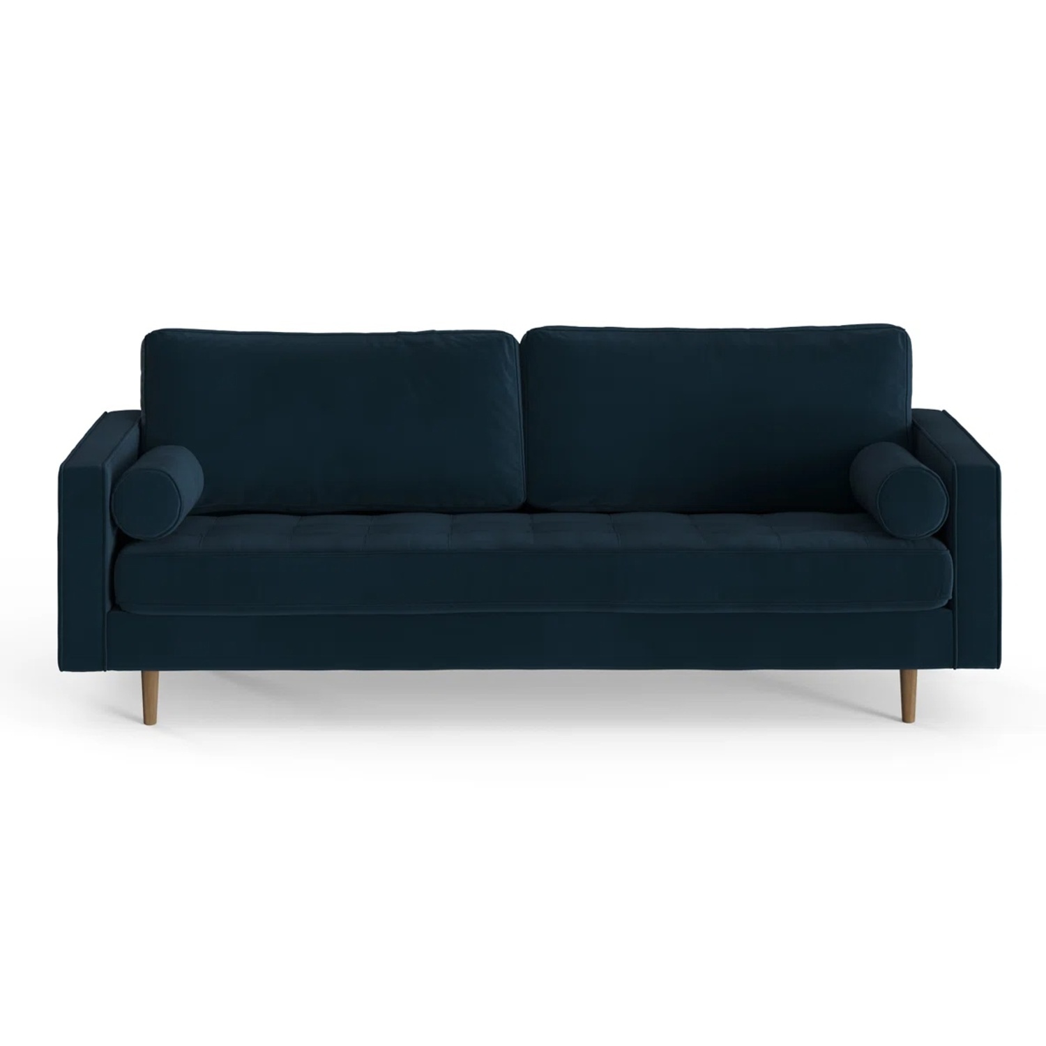 Wayfair Blue Velvet 3+ Seater Sofa - image-10