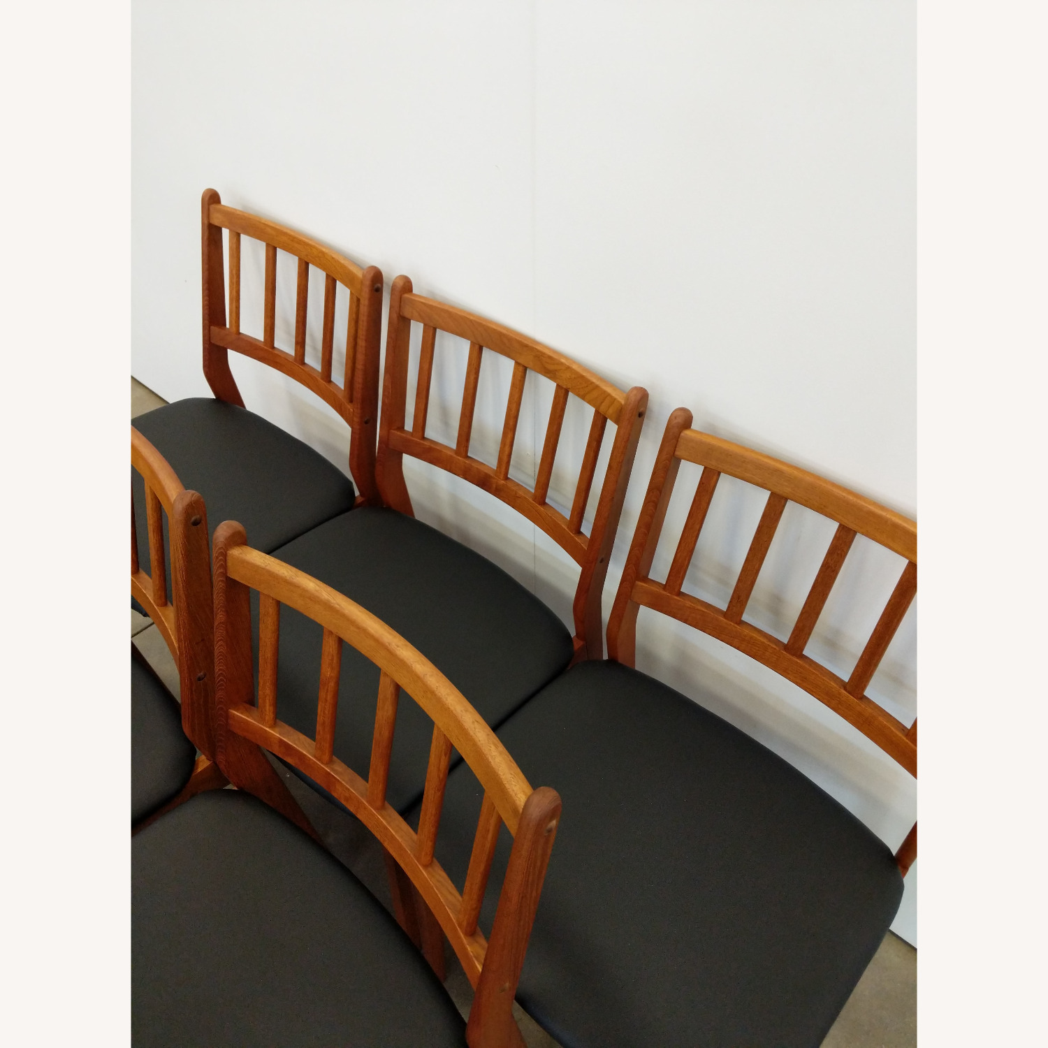 6 Vintage Danish Modern Dining Chairs by Spøttrup - image-9