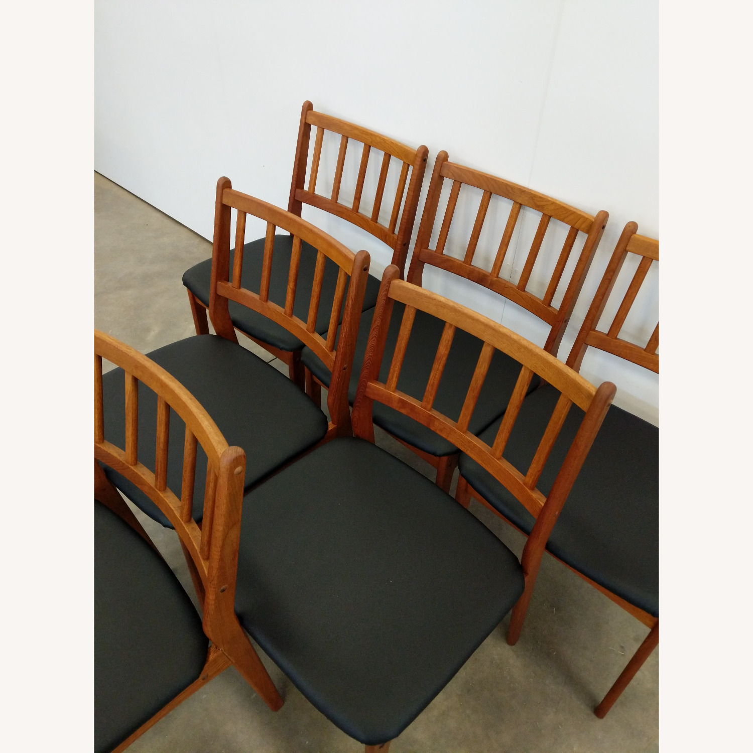 6 Vintage Danish Modern Dining Chairs by Spøttrup - image-8