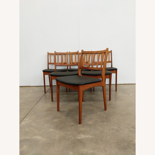 Used 6 Vintage Danish Modern Dining Chairs by Spøttrup for sale on AptDeco