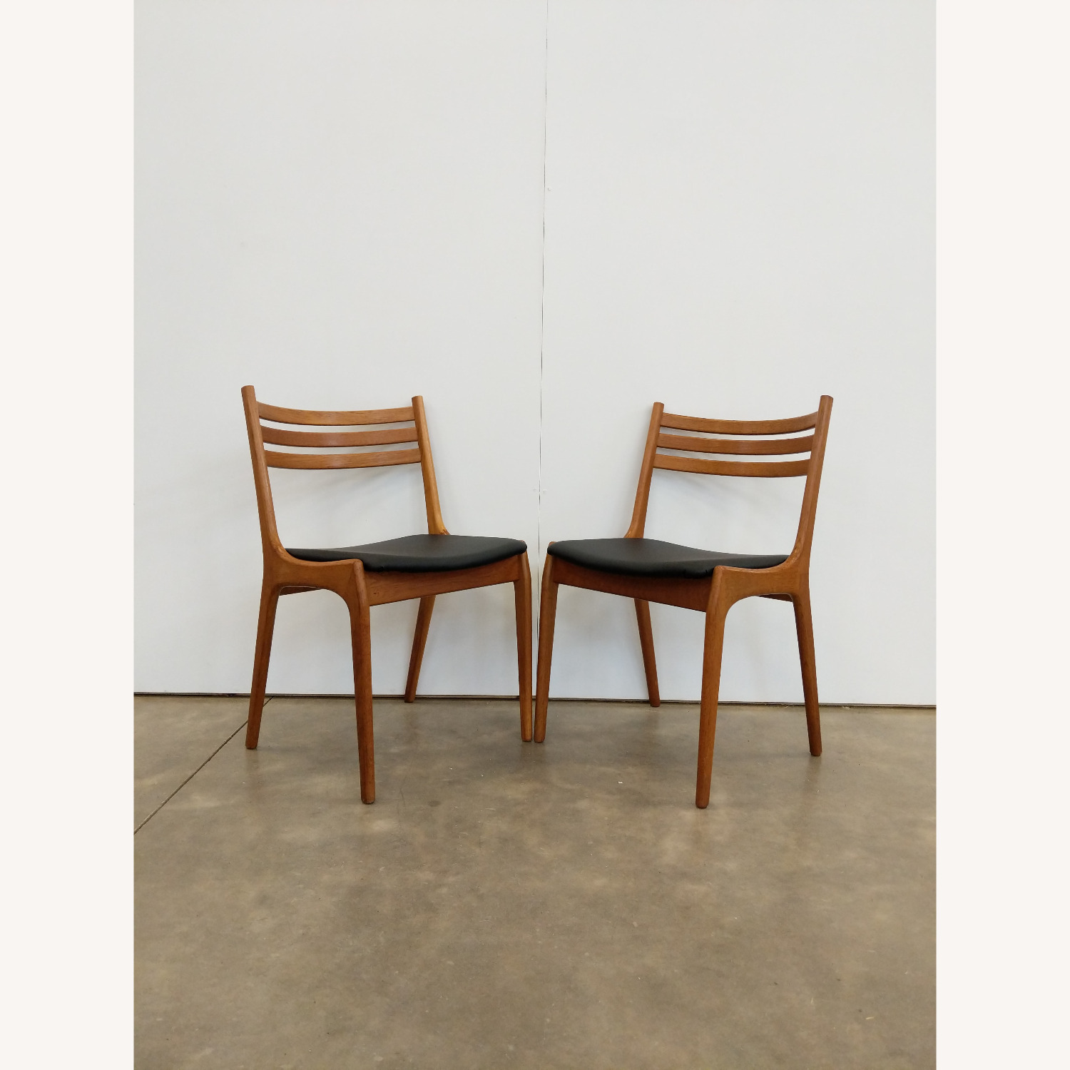 Pair of Vintage Danish Modern Korup Dining Chairs - image-1