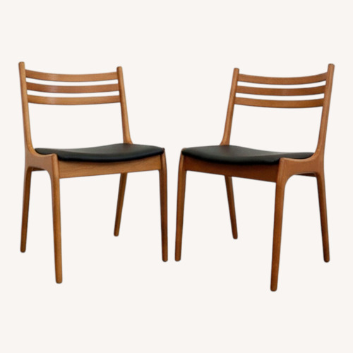 Used Pair of Vintage Danish Modern Korup Dining Chairs for sale on AptDeco