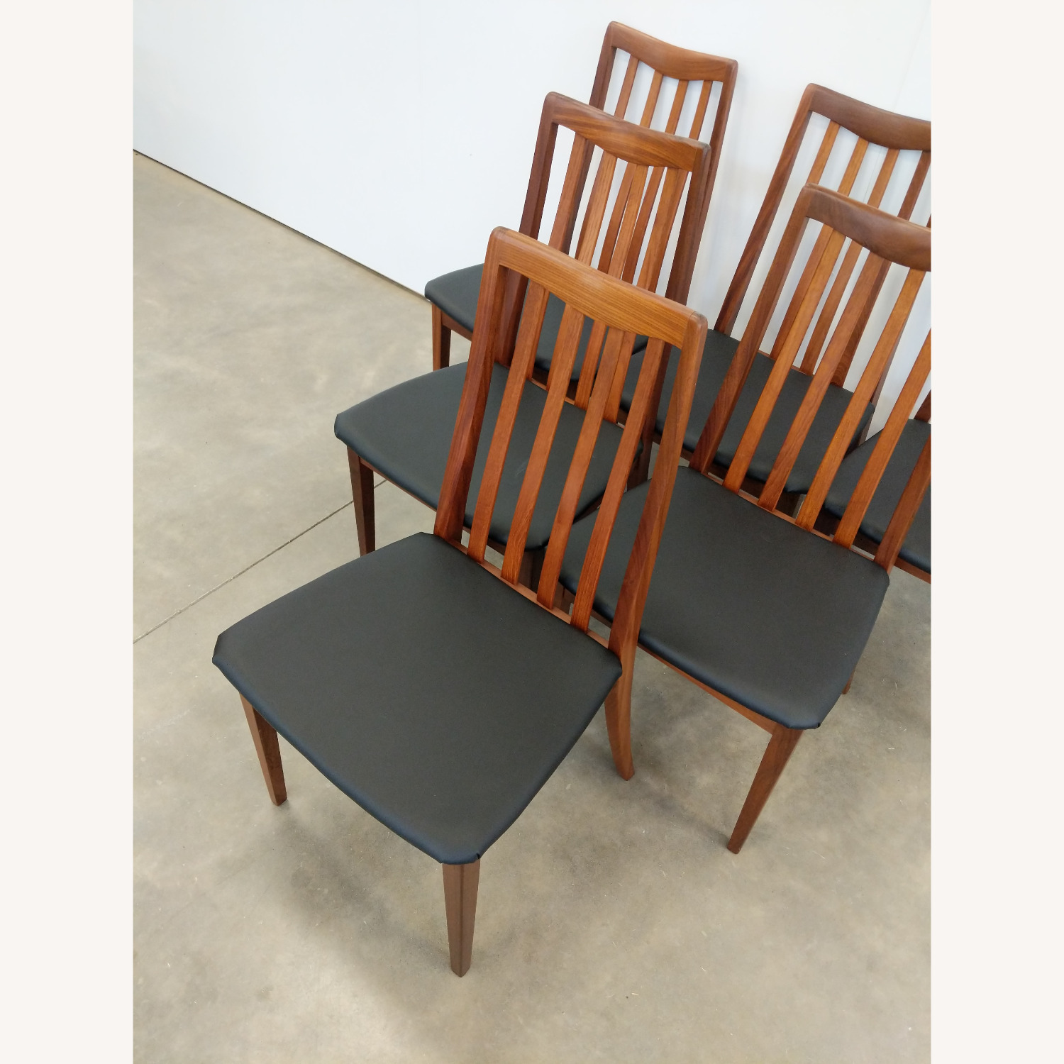 6 Vintage Mid Century Modern G Plan Dining Chairs - image-7