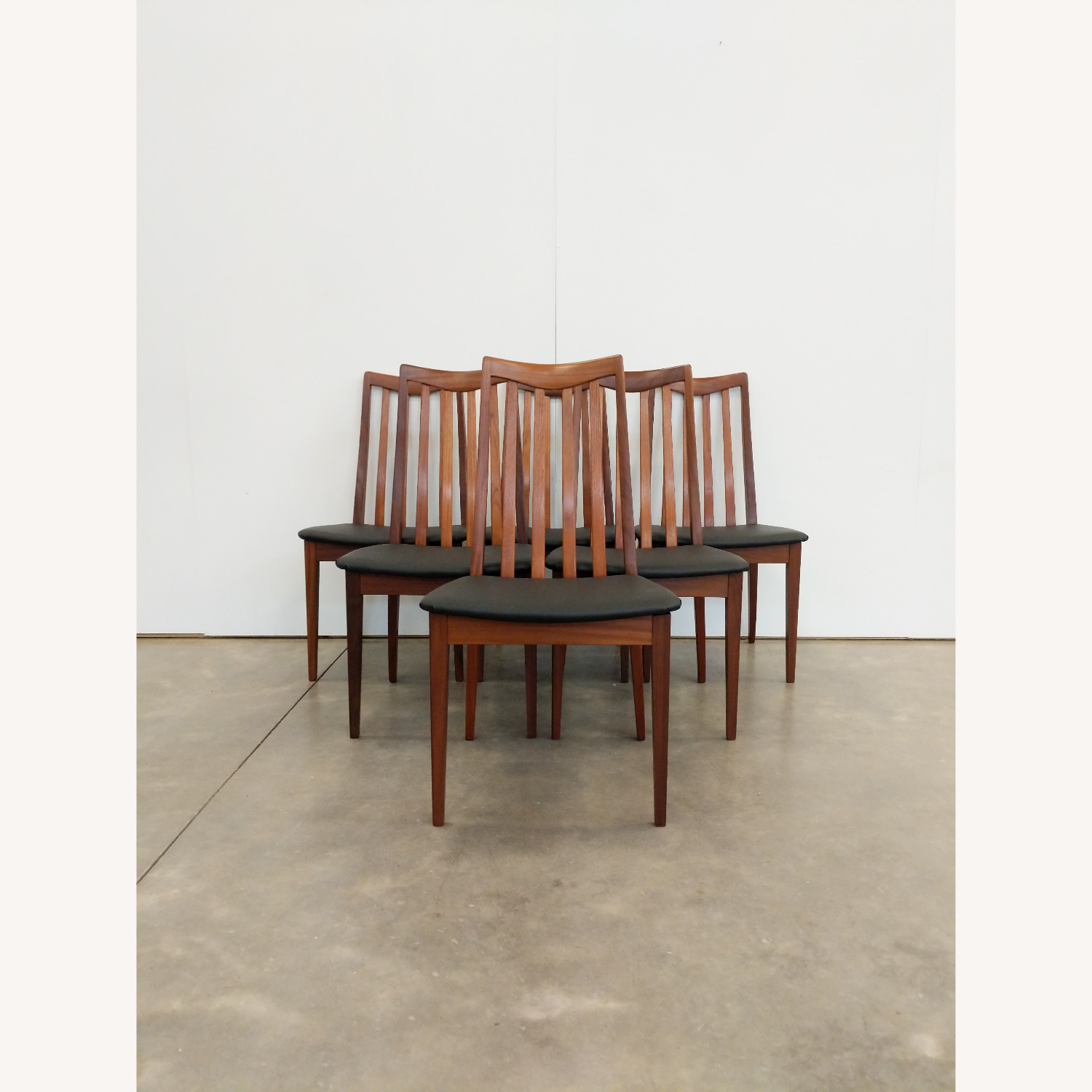 6 Vintage Mid Century Modern G Plan Dining Chairs - image-5