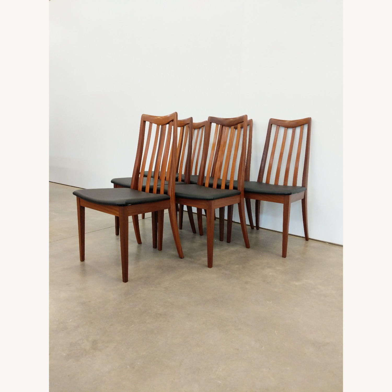 6 Vintage Mid Century Modern G Plan Dining Chairs - image-6