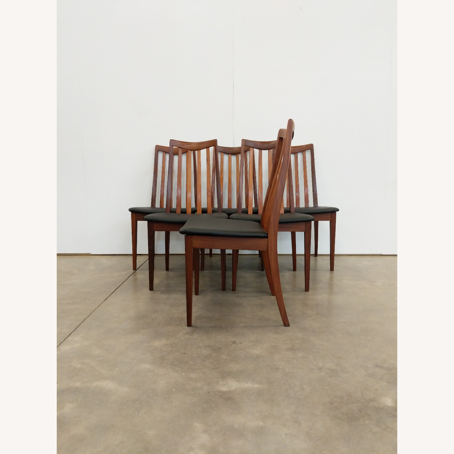6 Vintage Mid Century Modern G Plan Dining Chairs - image-2