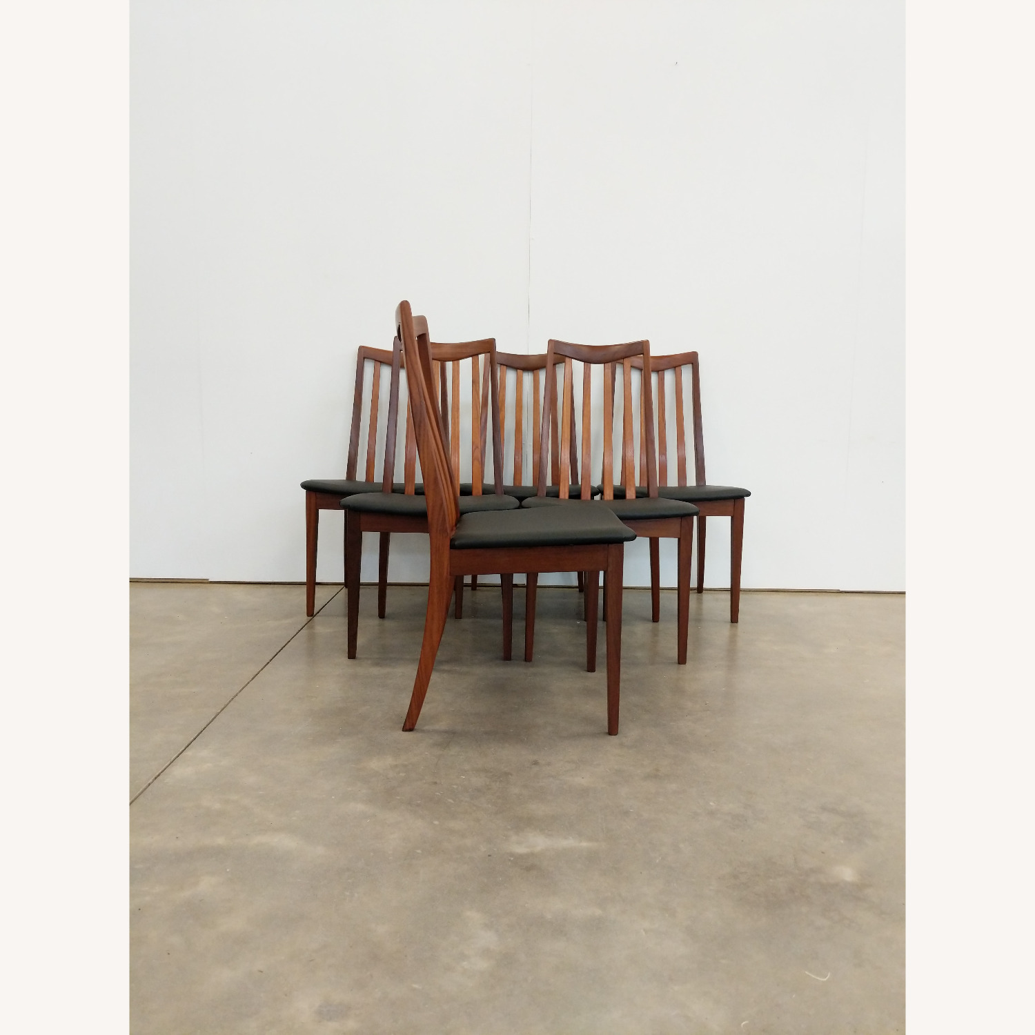 6 Vintage Mid Century Modern G Plan Dining Chairs - image-4