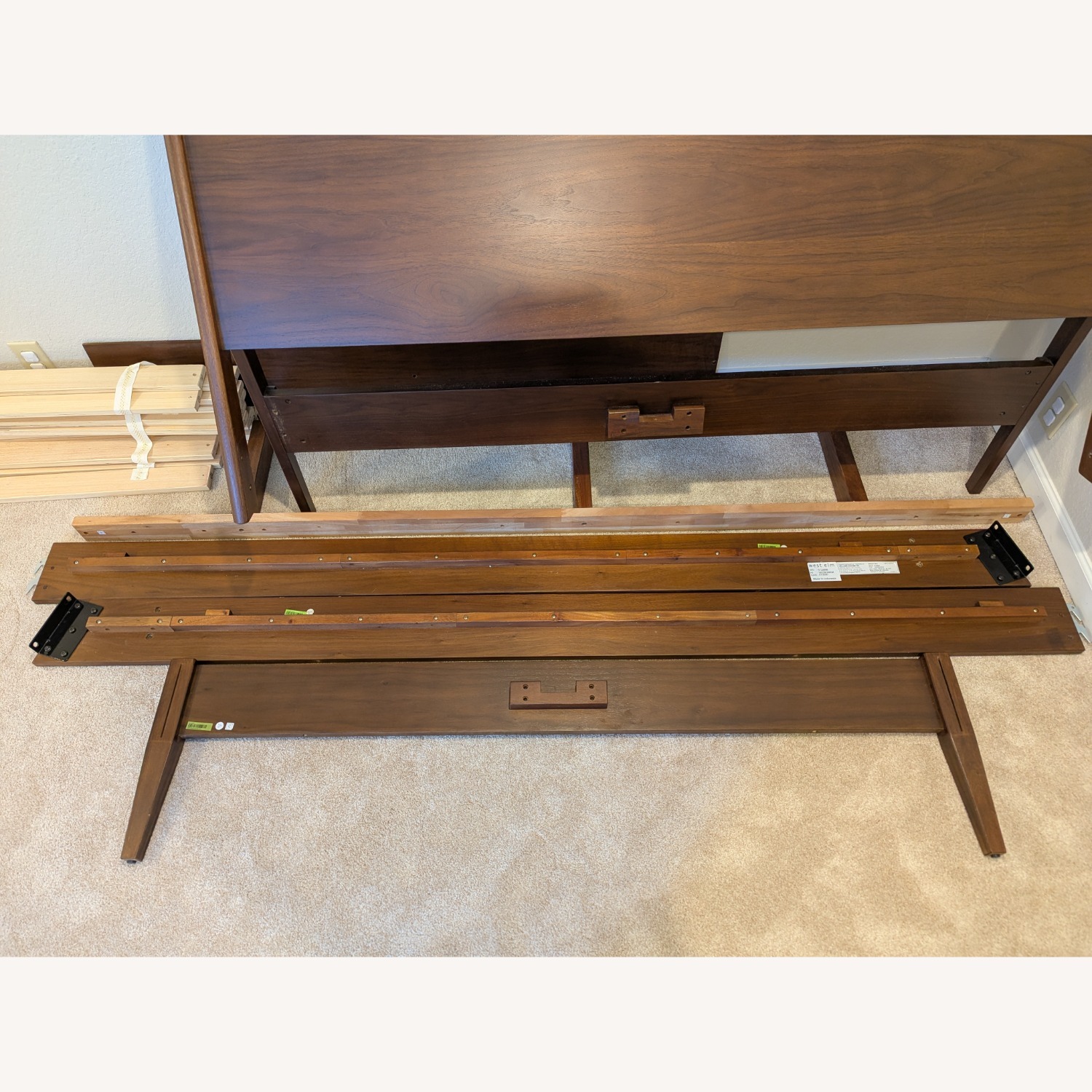 West Elm Wright Bed - Queen - image-7