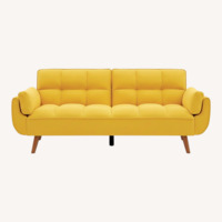 Bright Yellow Futon Sofa Bed