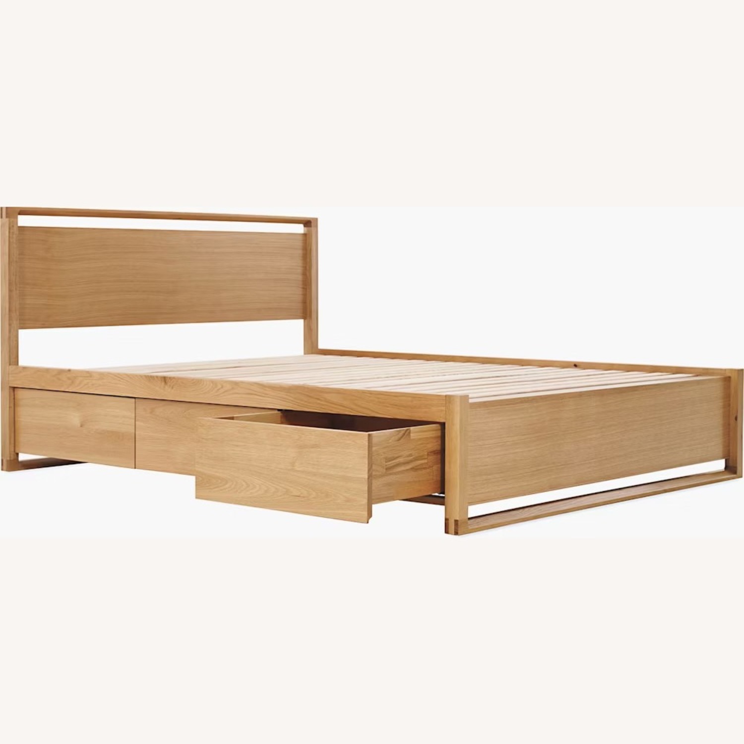 Design Within Reach Wood Bed With Storage  - image-2
