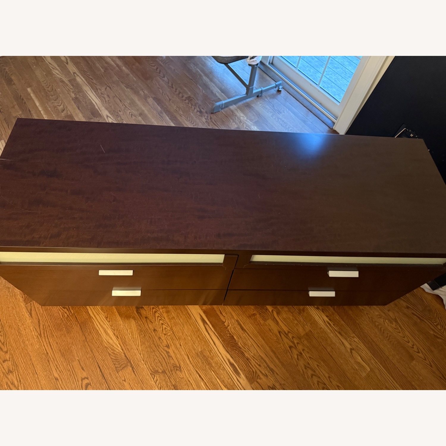 Italian Dark Brown Wood Dresser - image-4