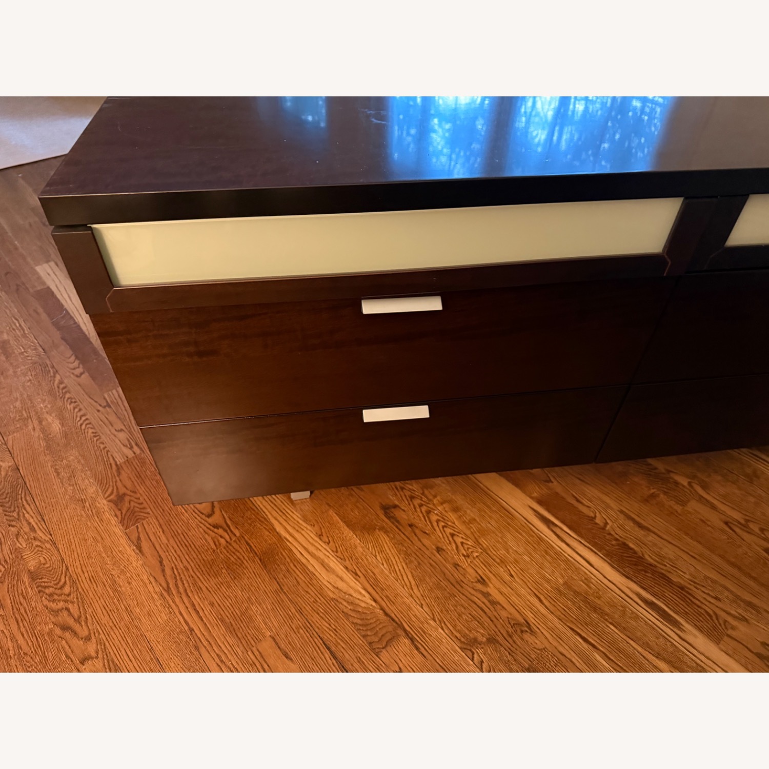 Italian Dark Brown Wood Dresser - image-2