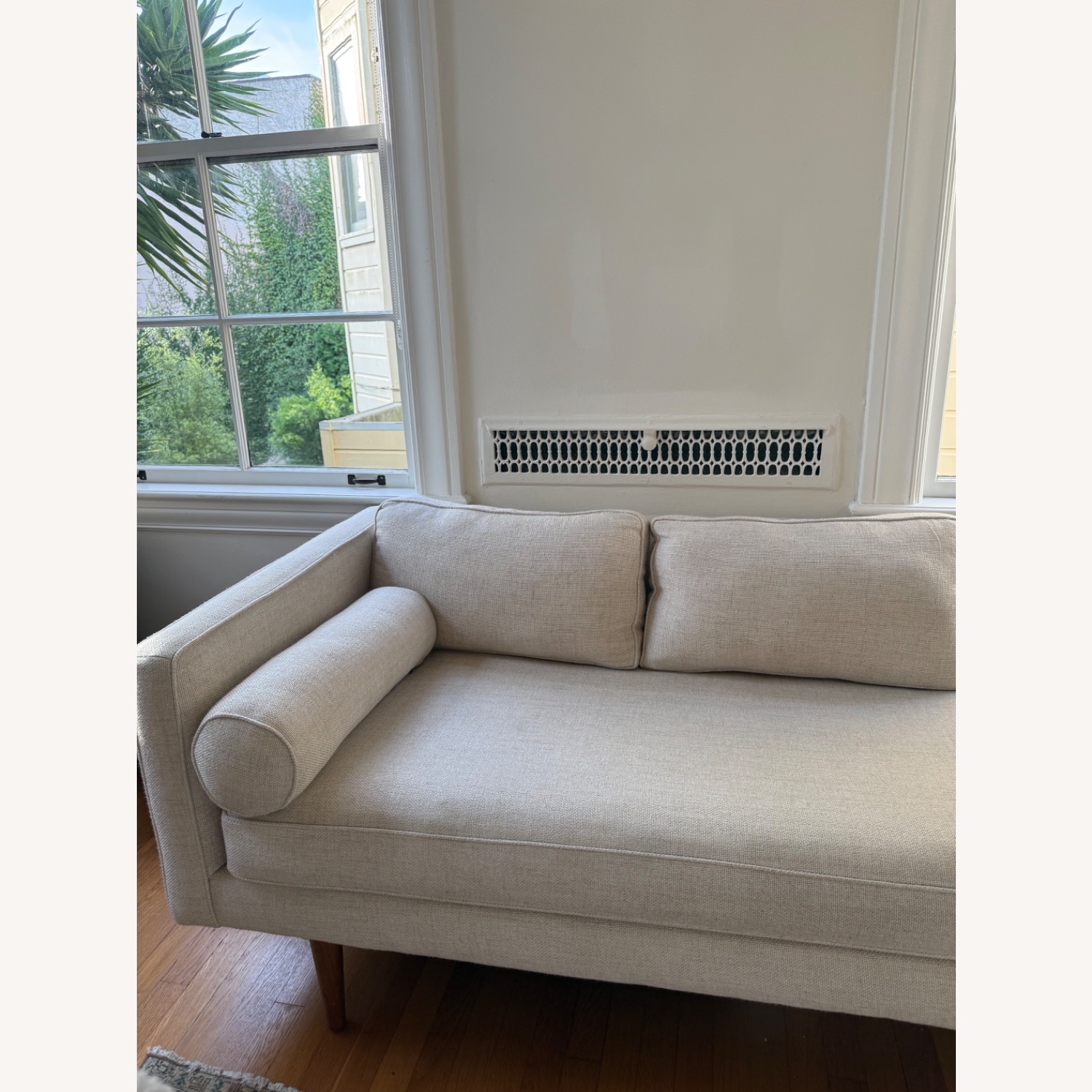 West Elm Monroe Natural Chaise Lounge - image-3