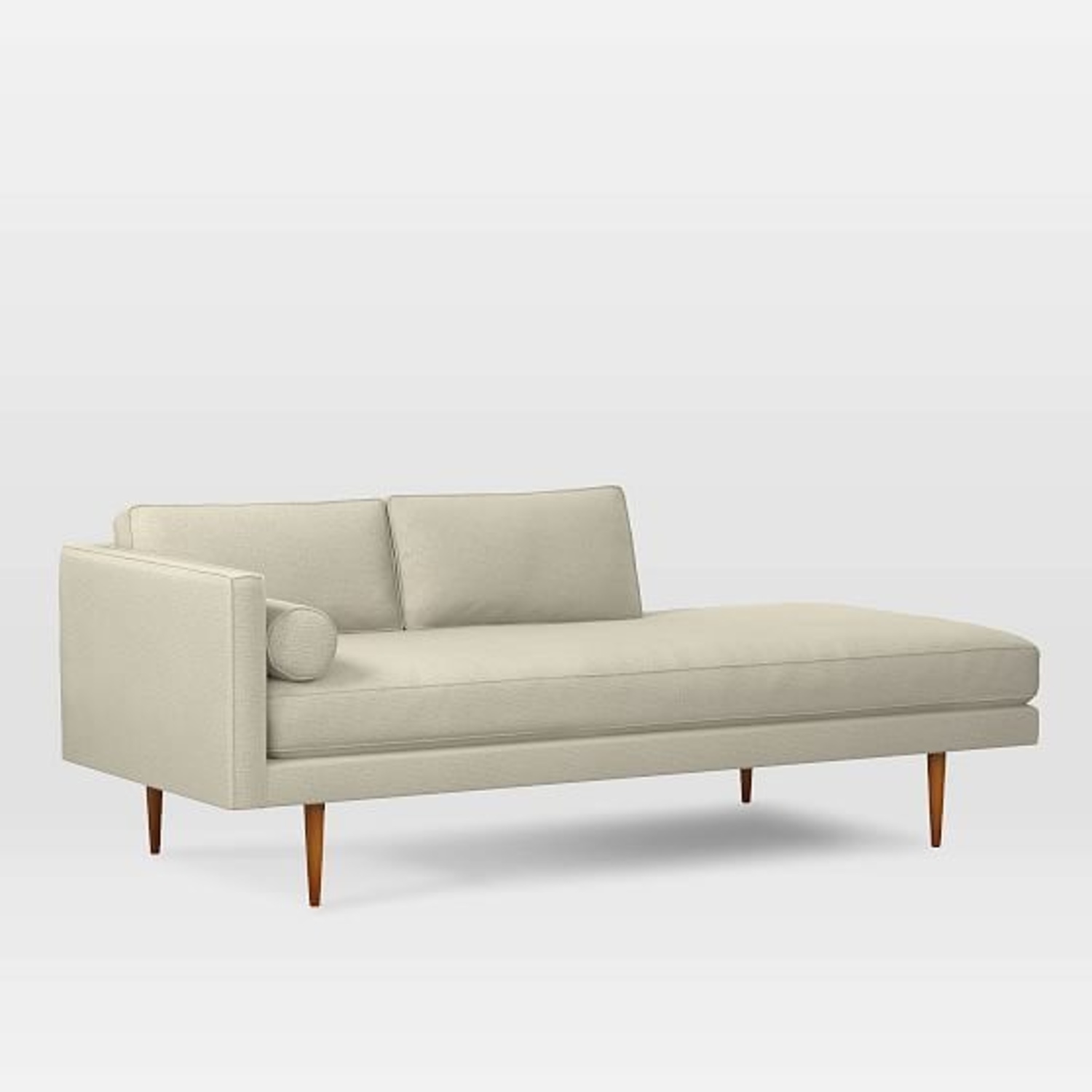 West Elm Monroe Natural Chaise Lounge - image-4