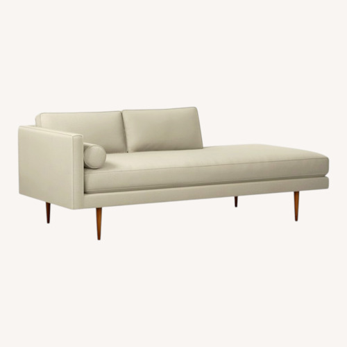 Used West Elm Monroe Natural Chaise Lounge for sale on AptDeco